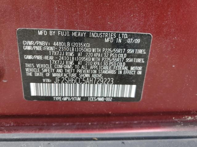 Photo 11 VIN: JF2SH6CC5AH729223 - SUBARU FORESTER 2 