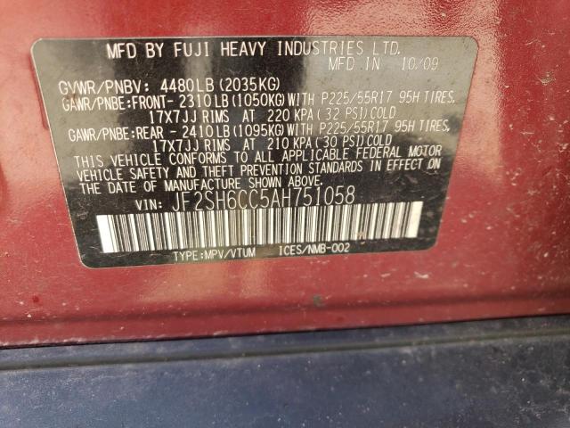 Photo 11 VIN: JF2SH6CC5AH751058 - SUBARU FORESTER 