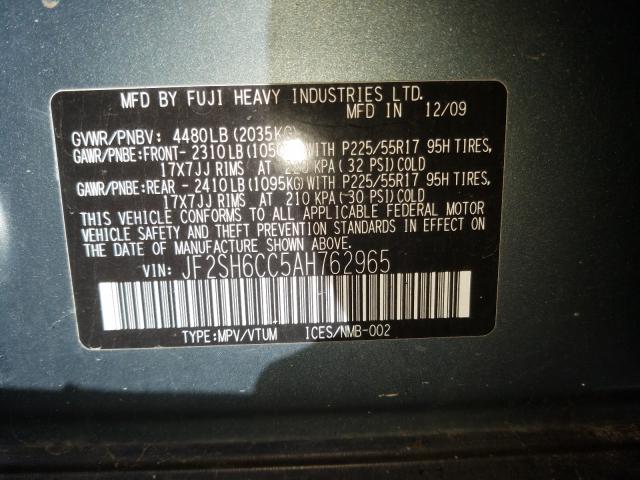 Photo 9 VIN: JF2SH6CC5AH762965 - SUBARU FORESTER 2 