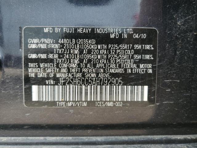 Photo 12 VIN: JF2SH6CC5AH792905 - SUBARU FORESTER 2 