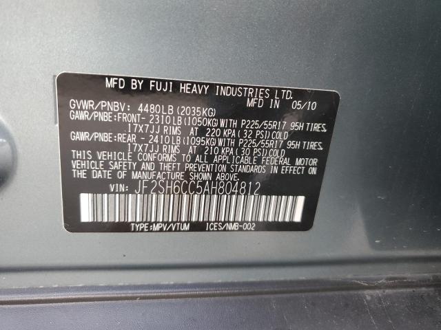 Photo 12 VIN: JF2SH6CC5AH804812 - SUBARU FORESTER 