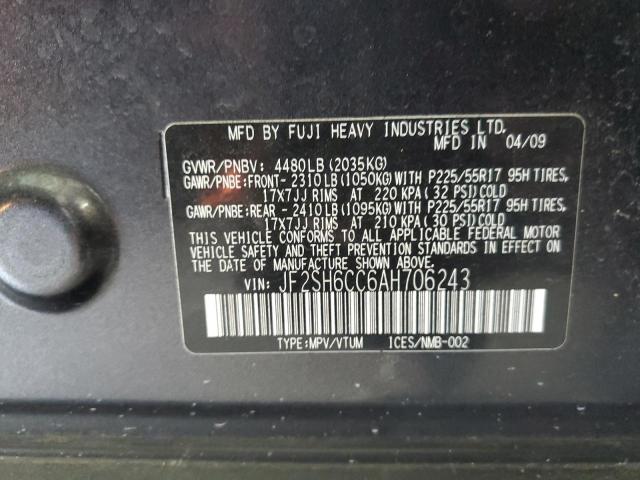 Photo 12 VIN: JF2SH6CC6AH706243 - SUBARU FORESTER 2 