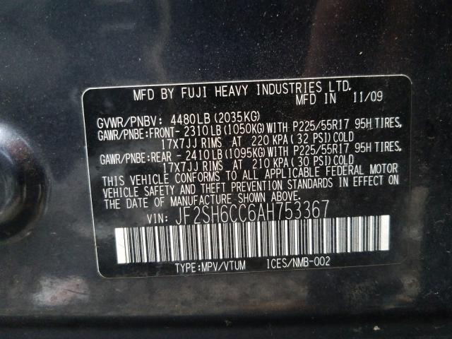 Photo 9 VIN: JF2SH6CC6AH753367 - SUBARU FORESTER 2 