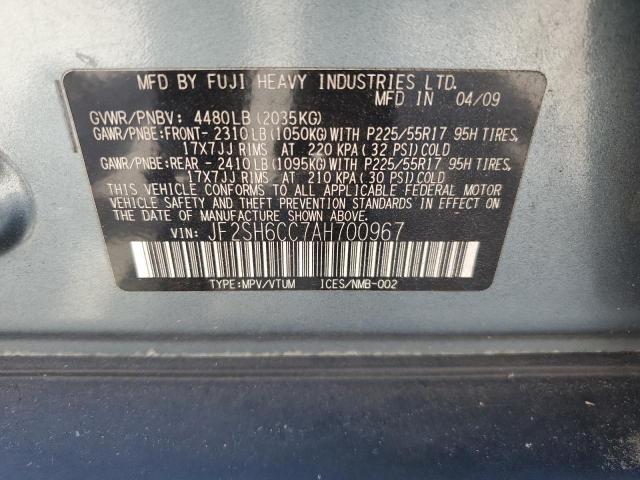 Photo 12 VIN: JF2SH6CC7AH700967 - SUBARU FORESTER 2 