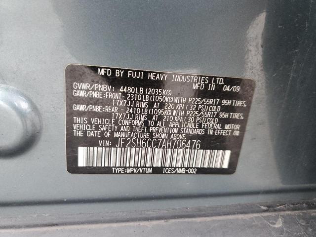 Photo 11 VIN: JF2SH6CC7AH706476 - SUBARU FORESTER 2 