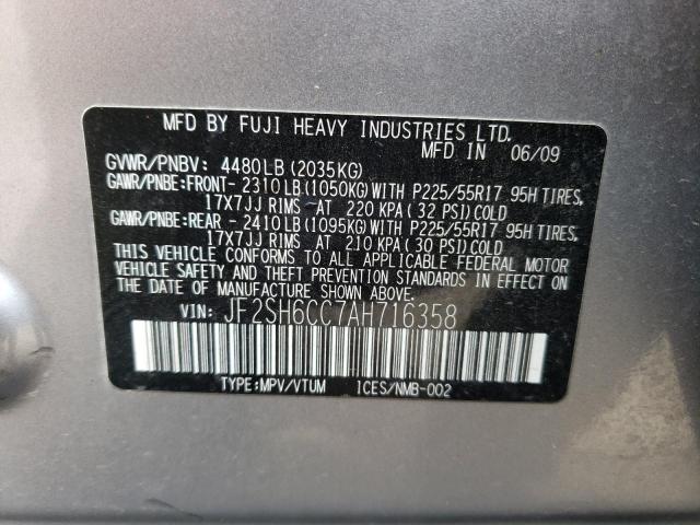 Photo 11 VIN: JF2SH6CC7AH716358 - SUBARU FORESTER 2 