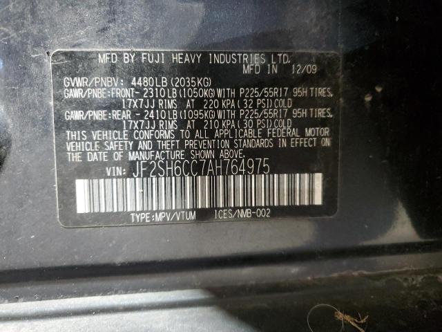 Photo 12 VIN: JF2SH6CC7AH764975 - SUBARU FORESTER 2 