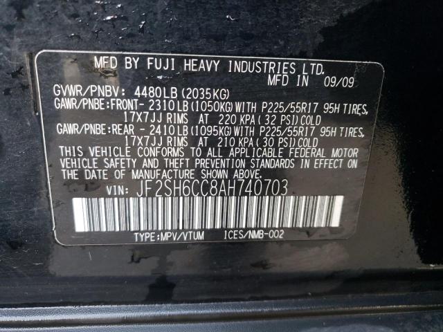 Photo 11 VIN: JF2SH6CC8AH740703 - SUBARU FORESTER 