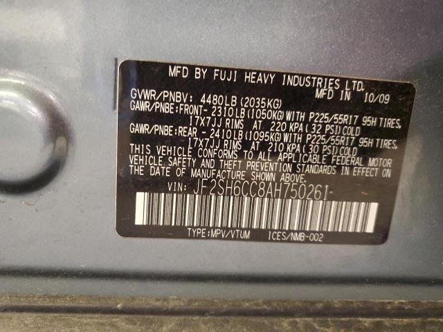 Photo 11 VIN: JF2SH6CC8AH750261 - SUBARU FORESTER 