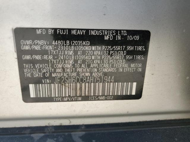 Photo 13 VIN: JF2SH6CC8AH751944 - SUBARU FORESTER 