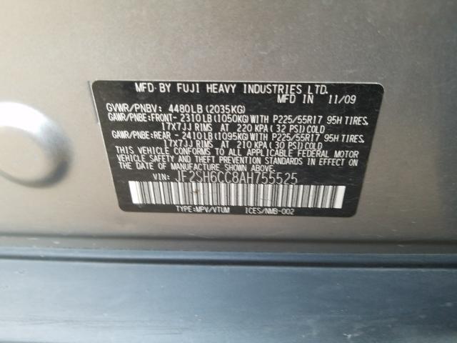 Photo 9 VIN: JF2SH6CC8AH755525 - SUBARU FORESTER 2 