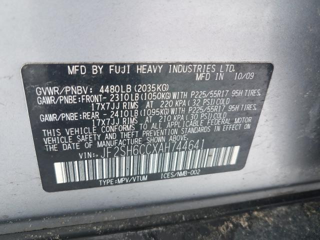 Photo 9 VIN: JF2SH6CCXAH744641 - SUBARU FORESTER 2 