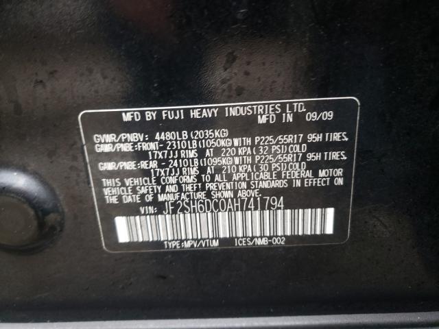 Photo 9 VIN: JF2SH6DC0AH741794 - SUBARU FORESTER 2 