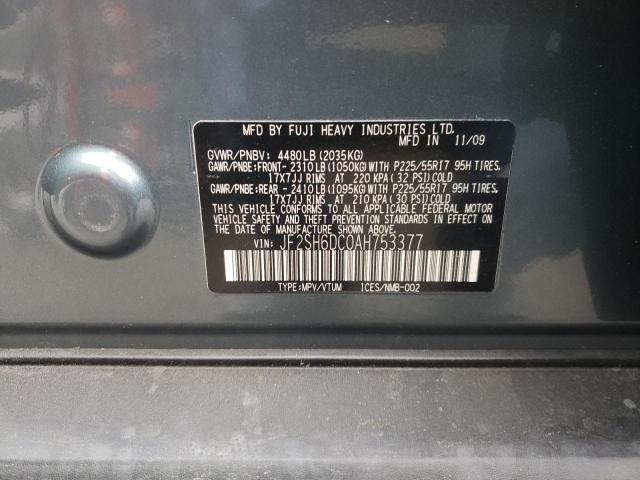 Photo 9 VIN: JF2SH6DC0AH753377 - SUBARU FORESTER 2 