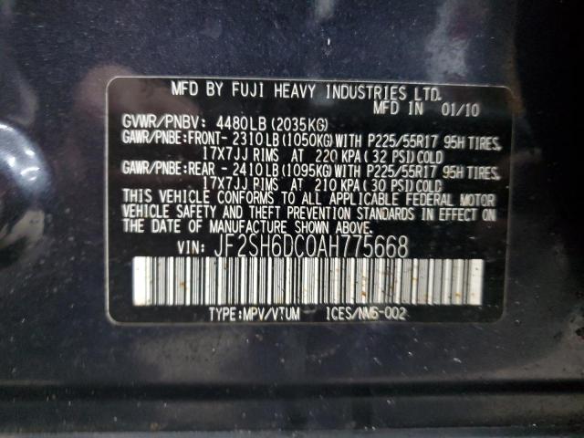 Photo 12 VIN: JF2SH6DC0AH775668 - SUBARU FORESTER 