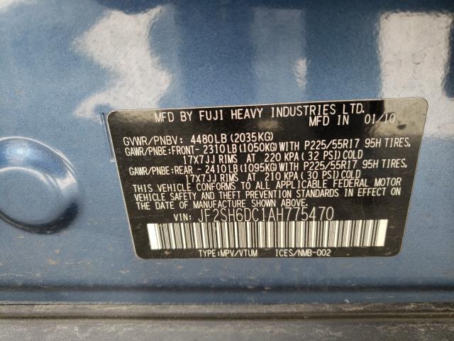 Photo 9 VIN: JF2SH6DC1AH775470 - SUBARU FORESTER 2 