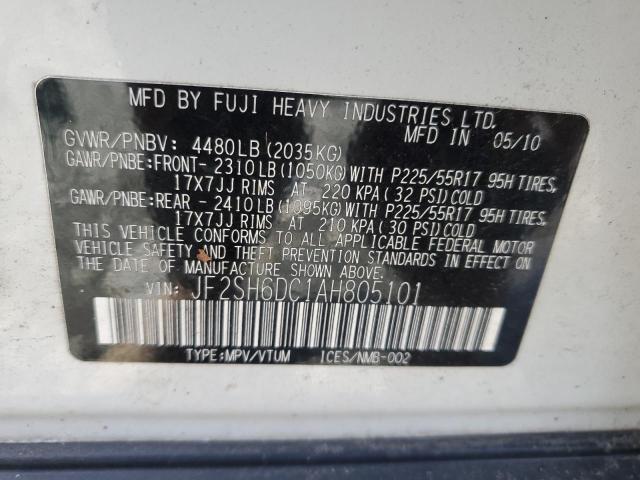 Photo 11 VIN: JF2SH6DC1AH805101 - SUBARU FORESTER 