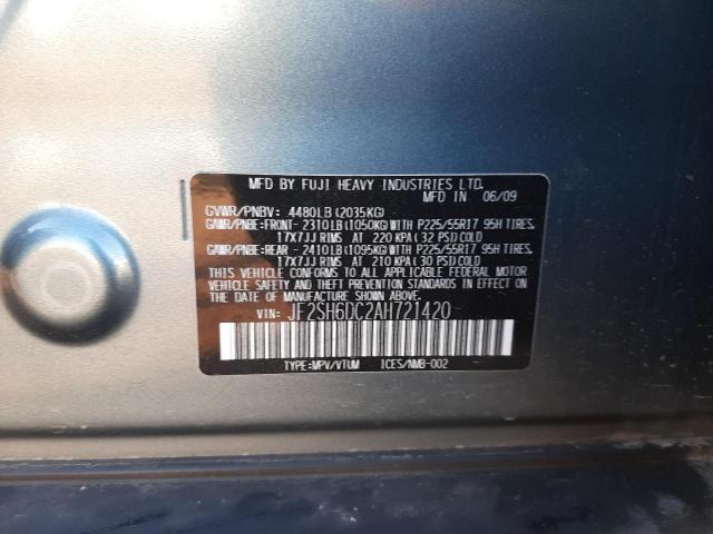 Photo 9 VIN: JF2SH6DC2AH721420 - SUBARU FORESTER 2 