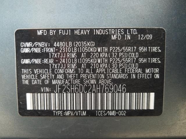 Photo 9 VIN: JF2SH6DC2AH769046 - SUBARU FORESTER 2 