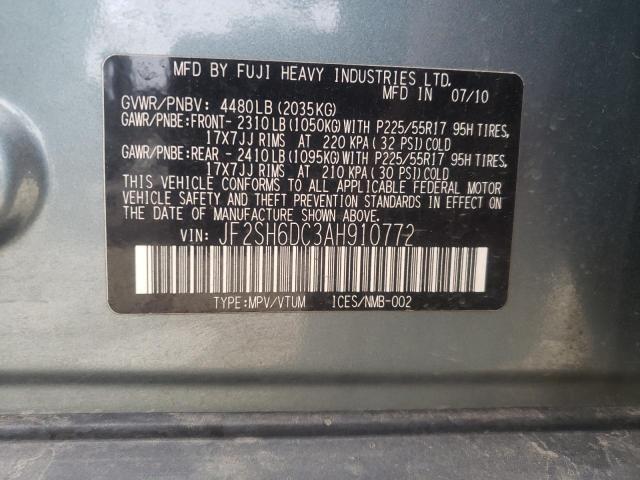 Photo 12 VIN: JF2SH6DC3AH910772 - SUBARU FORESTER 