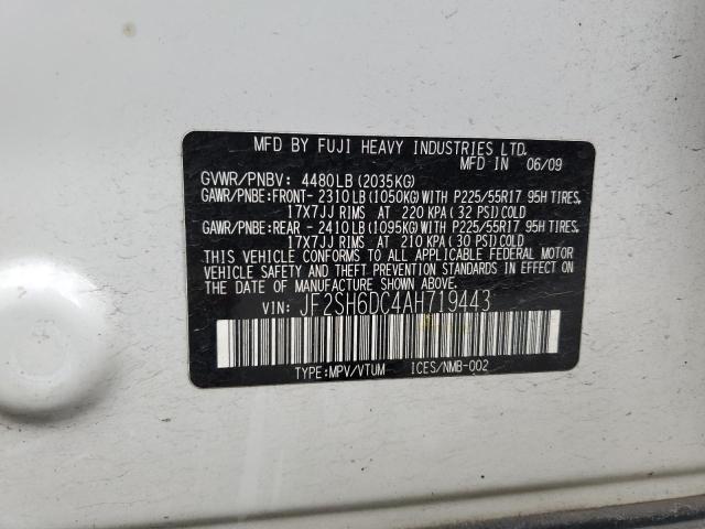 Photo 11 VIN: JF2SH6DC4AH719443 - SUBARU FORESTER 