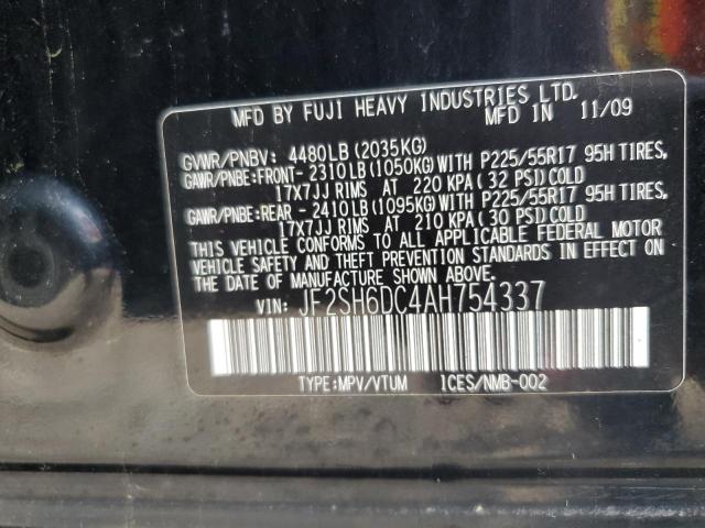 Photo 11 VIN: JF2SH6DC4AH754337 - SUBARU FORESTER 