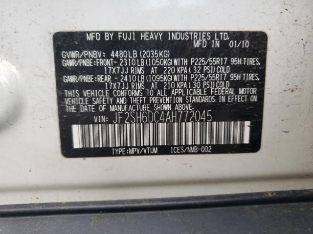 Photo 9 VIN: JF2SH6DC4AH772045 - SUBARU FORESTER 2 