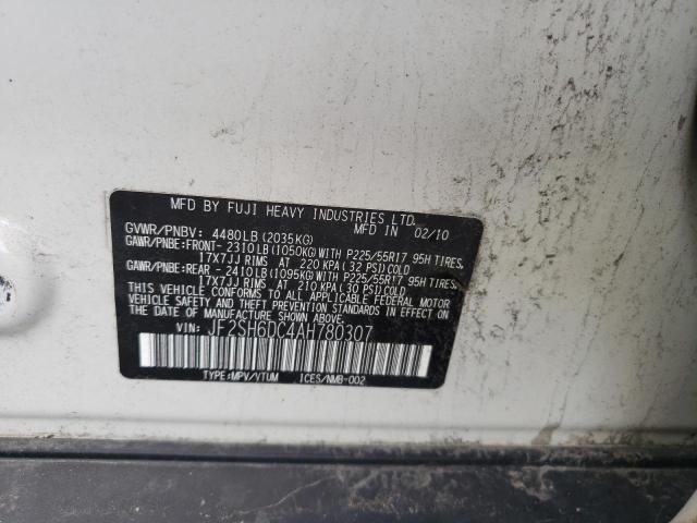 Photo 12 VIN: JF2SH6DC4AH780307 - SUBARU FORESTER 2 