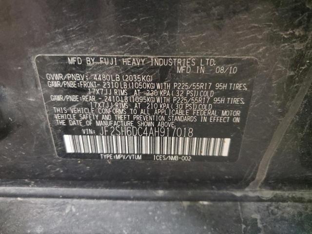 Photo 12 VIN: JF2SH6DC4AH917018 - SUBARU FORESTER 2 