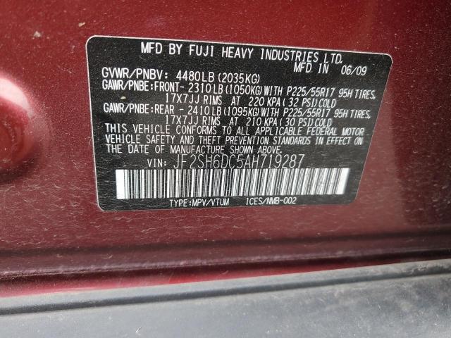 Photo 11 VIN: JF2SH6DC5AH719287 - SUBARU FORESTER 