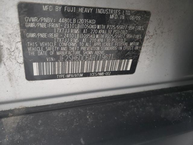 Photo 12 VIN: JF2SH6DC6AH719671 - SUBARU FORESTER 2 