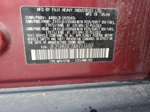 Photo 11 VIN: JF2SH6DC7AH711692 - SUBARU FORESTER L 