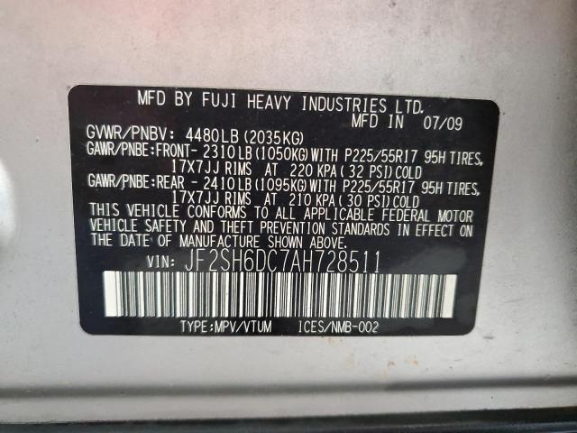 Photo 12 VIN: JF2SH6DC7AH728511 - SUBARU FORESTER 