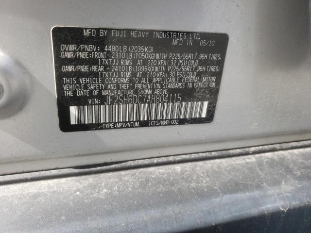 Photo 9 VIN: JF2SH6DC7AH804115 - SUBARU FORESTER 2 