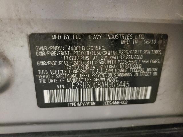 Photo 12 VIN: JF2SH6DC8AH903445 - SUBARU FORESTER 2 