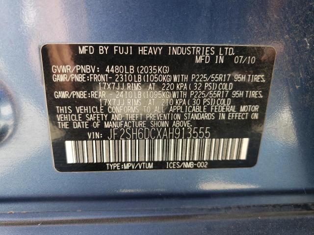 Photo 12 VIN: JF2SH6DCXAH913555 - SUBARU FORESTER 2 