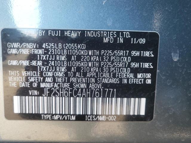 Photo 9 VIN: JF2SH6FC4AH761771 - SUBARU FORESTER 2 