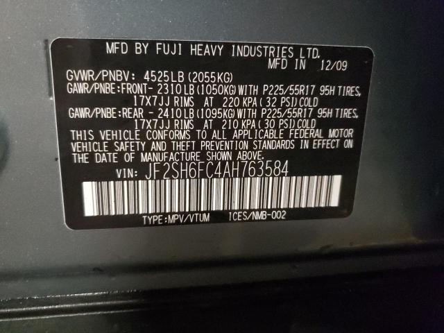 Photo 12 VIN: JF2SH6FC4AH763584 - SUBARU FORESTER 2 