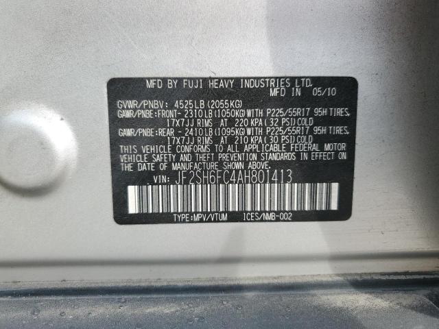 Photo 13 VIN: JF2SH6FC4AH801413 - SUBARU FORESTER 2 