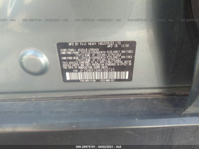 Photo 6 VIN: JF2SH6FC6AH766745 - SUBARU FORESTER 