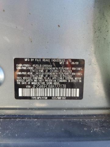 Photo 12 VIN: JF2SH6FC8AH722178 - SUBARU FORESTER 2 