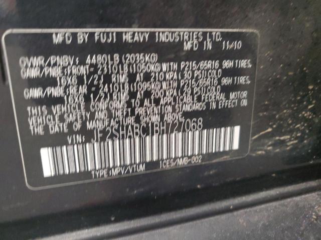 Photo 12 VIN: JF2SHABC1BH727068 - SUBARU FORESTER 2 