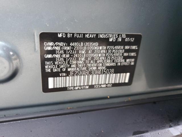 Photo 13 VIN: JF2SHABC3DH415028 - SUBARU FORESTER 2 