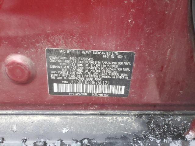 Photo 12 VIN: JF2SHABC8BH750122 - SUBARU FORESTER 2 