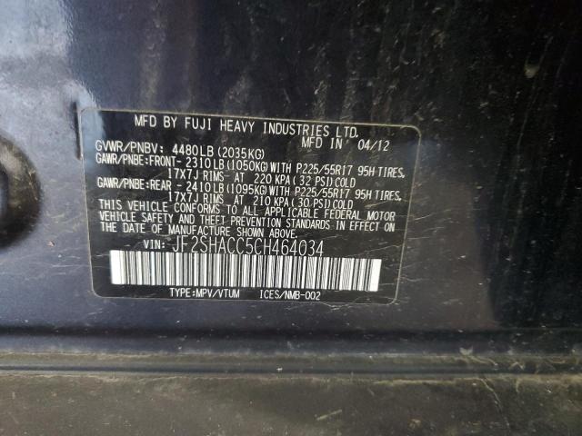 Photo 11 VIN: JF2SHACC5CH464034 - SUBARU FORESTER 2 