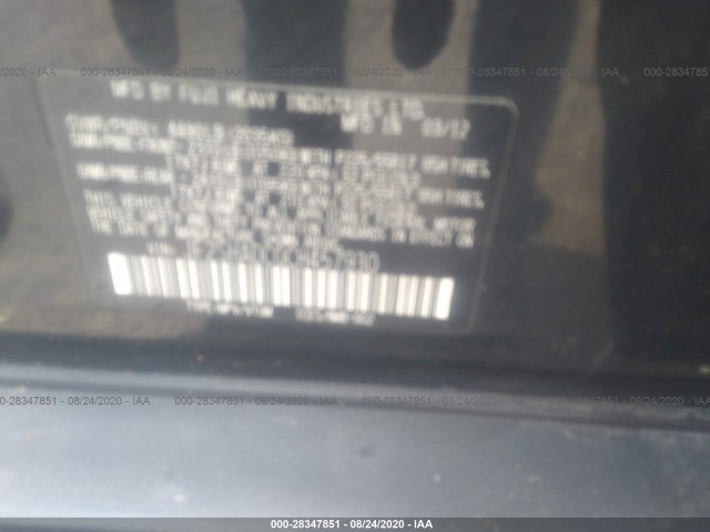 Photo 8 VIN: JF2SHADC0CH457930 - SUBARU FORESTER 