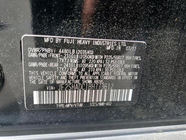 Photo 12 VIN: JF2SHADC1BH773612 - SUBARU FORESTER 