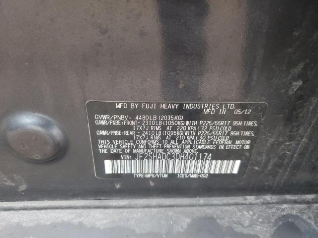 Photo 11 VIN: JF2SHADC3DH401174 - SUBARU FORESTER 2 