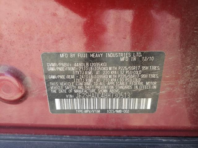 Photo 12 VIN: JF2SHADC4BH730513 - SUBARU FORESTER 2 