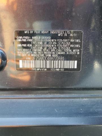 Photo 12 VIN: JF2SHADC4BH770591 - SUBARU FORESTER 2 